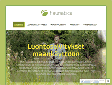 Tablet Screenshot of faunatica.fi